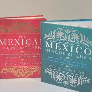 NEW set of 2 Mely Martinez Mexican cookbooks